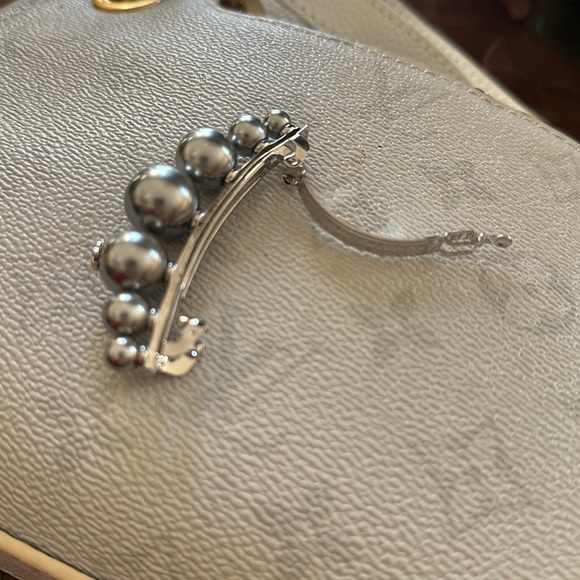 Tory Burch silver ball hairpin